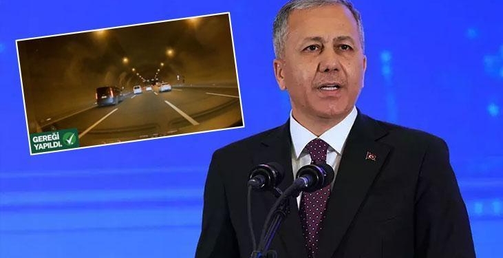 Bakan Yerlikaya duyurdu! Gereği yapıldı: Trafik güvenliğini hiçe sayan sürücü yakalandı